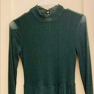 Beautiful Shimmery Green Dress Size Small